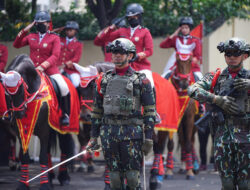 Polri Gladi Bersih Apel Gelar Pasukan Pengamanan Pelantikan Presiden