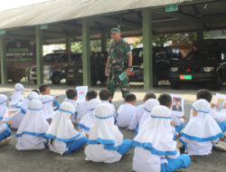 Outing Class Seru Murid TK Dharma Wanita di Makodim 0806/Trenggalek: Tanamkan Cinta Tanah Air Sejak Usia Dini