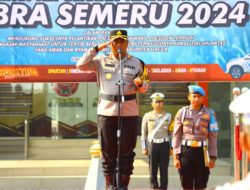 Kapolres Gresik Pimpin Apel Gelar Pasukan Operasi Zebra Semeru 2024