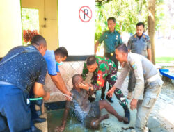 Wujud Peduli Babinsa Ramil 0801/01 Pacitan Rawat ODGJ Diwilayah Binaanya