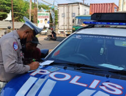 Operasi Zebra Semeru 2024, Polisi Gresik Tindak Pelanggaran Lalu Lintas