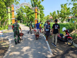 Danramil dan Babinsa Bergotong Royong Bangun Talud