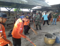 Bersih dan Sehat! Sinergi TNI dan Stakeholder Trenggalek Ciptakan Pasar Nyaman di HUT ke-79 TNI