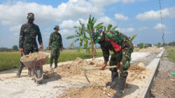 Jelang Penutupan, Satgas TMMD Sengkuyung Tahap IV Laksanakan Finishing