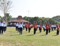 Jaga Kebugaran Tubuh, Dankodiklatal Ajak Berolahraga PJU dan Pengurus Jalasenastri