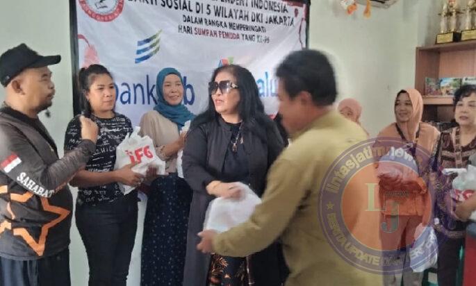 Peringati Hari Sumpah Pemuda, Presidum FPII Bagikan Paket Sembako dan Santunan Anak Yatim