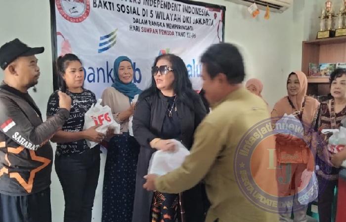 Peringati Hari Sumpah Pemuda, Presidum FPII Bagikan Paket Sembako dan Santunan Anak Yatim