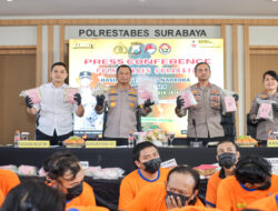 Polrestabes Surabaya Berhasil Ungkap Jaringan Narkoba, 16 Kg Sabu Disita