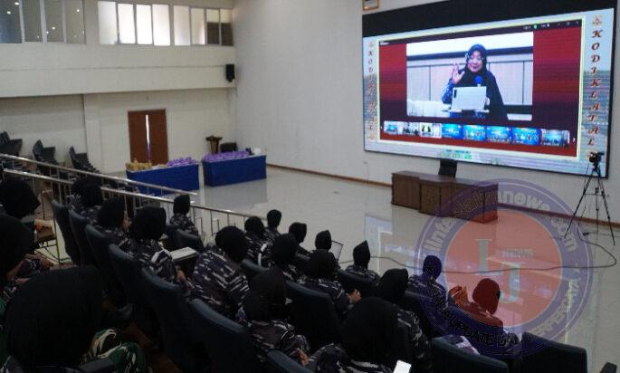 Peringati HUT ke-62, Kowal Kodiklatal Ikuti Ceramah Motivasi dan Kesehatan Secara Vicon