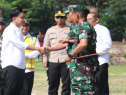 Dandim Ngawi bersama Danrem 081/Dsj Sambut Kunjungan Wapres RI Ke Benteng Van den Bosch