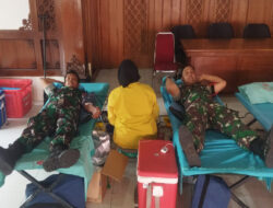 Peringati Hari Sumpah Pemuda, Babinsa Purwodiningratan Dukung Aksi Sosial Donor Darah