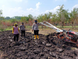 Dukung Swasembada Pangan, Polres Nganjuk Siapkan Lahan Tanam Jagung Varietas Unggul