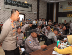 Personel Polres Kediri Kota Gelar Rikkes Siapkan Personel Pengamanan TPS Pilkada 2024