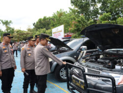 Jelang Coblosan Pilkada Serentak 2024, Birolog Polda Jatim Cek Ranmor dan Almatsus Polres Bangkalan