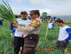 Wujudkan Ketahanan Pangan Nasional, Polres Magetan Terjunkan Bhabinkamtibmas Beri Edukasi Masyarakat