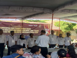 Babinsa Kratonan Berikan Dukungan Semangat Simulasi Pemungutan dan Penghitungan Suara Pilkada 2024