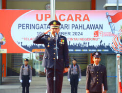 Polres Gresik Gelar Upacara Peringatan Hari Pahlawan Nasional, Terus Berinovasi dan berkontribusi Untuk Negara