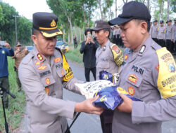 Polres Nganjuk Dorong Ketahanan Pangan Melalui Penanaman Jagung dan Budidaya Ikan di Lahan 12,2 Hektare