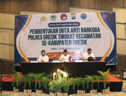 Satreskoba Polres Gresik Bersama BNN bentuk Duta Anti Narkoba Kuatkan Pertahanan Anak Muda dari Bahaya Narkoba