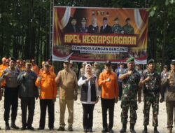 Kodim Ngawi Bersama Jajaran Forkopimda Gelar Apel Kesiapsiagaan Penanggulangan Bencana Hidrometeorologi