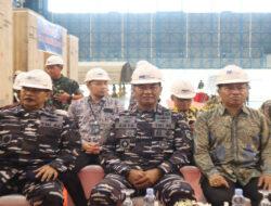 Danlantamal V Ikuti Ceremony of Keel Laying Kapal Frigate Merah Putih Ke-2 PT PAL Indonesia