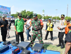 Dandim 0802/Ponorogo Pimpin Apel Gelar Pasukan Kewaspadaan dan Kesiapsiagaan Hadapi Bencana Hidrometeorologi