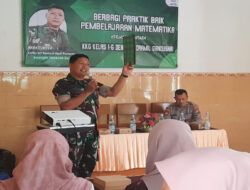 Dorong Kualitas Pendidikan, Danramil 0806-06/Gandusari Latih Guru SD dengan Metode Gasing