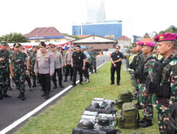 Wadan Kodiklatal Dampingi Panglima TNI dan Kapolri Laksanakan Cek Kesiapan Jelang Pilkada 2024