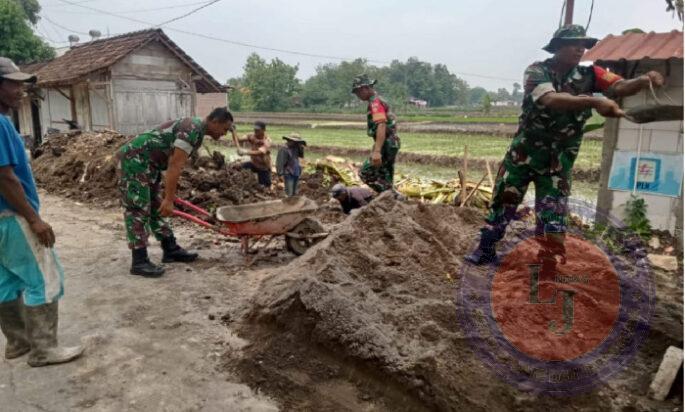 Juhari Berperan Aktif dalam Pembangunan Talud Irigasi