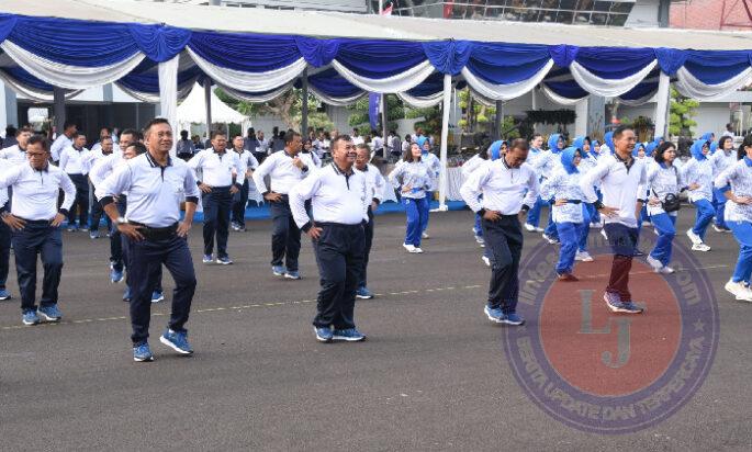 Meriahkan Hari Armada Tahun 2024, Dankodiklatal Ikuti Olahraga Bersama