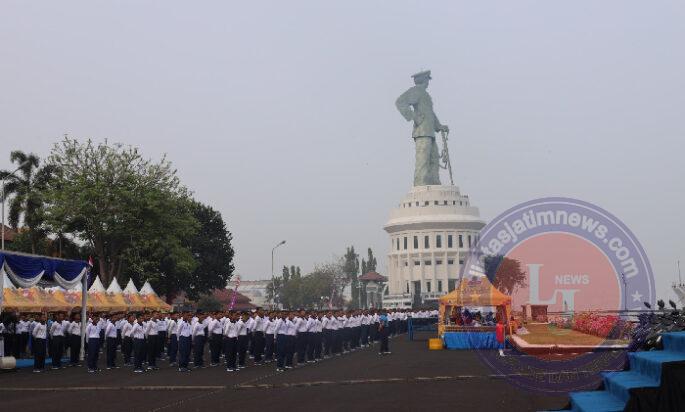 Danlantamal V Ikuti Olahraga Bersama, Sambut Hari Armada Ke-79 Tahun 2024