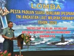 Lomba Pesparawi Gabungan Kotama TNI AL Wilayah Surabaya Tingkatkan Kualitas Mental Spiritual