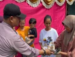 Makan Gratis dari Pak Polisi Usai Nyoblos