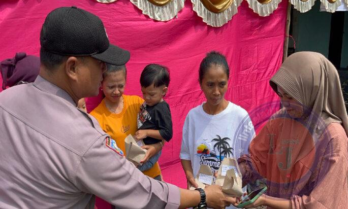 Makan Gratis dari Pak Polisi Usai Nyoblos Dapat