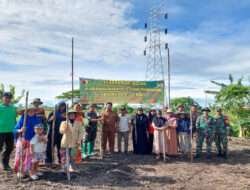 Kolaborasi TNI Bersama Petani Dalam Penanaman Jagung Secara Serentak
