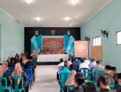 Danramil 0801/03 Arjosari bersama Unsur Forkopimcam Hadiri Rapat Rekapitulasi Pilkada Serentak TA 2024