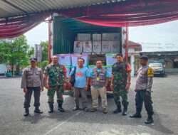 Petugas Gabungan Lakukan Pengawasan dan Pengamanan Pendistribusian Logistik Pemilu