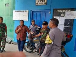 Yakinkan Wilayah Tetap Aman dan Kondusif Pasca Pilkada, Babinsa Jagalan Bersama Bhabinkamtimas Laksanakan Patroli