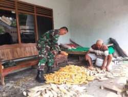 Babinsa Selo Tumbuhkan Semangat dan Motivasi Petani Jagung