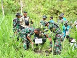 Hari Menanam Pohon, Kodim Ponorogo Tanam Ratusan Bibit Pohon