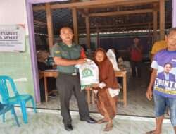 Babinsa Awasi Pendistribusian Cadangan Pangan Pemerintah, dengan Harapan Tepat Sasaran