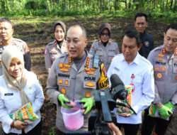 Polresta Malang Kota Tanam Jagung Varietas Unggul, Komitmen Dukung Program Food Estate Untuk Swasembada Pangan