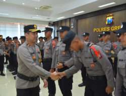 Polres Gresik Sukseskan Pelatihan Bintara Polri