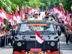 Presiden Prabowo Disambut Meriah di Pembukaan Apel Kasatwil Polri 2024