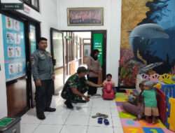 Wujud Kepedulian Bati Wanwil Kepada Ibu Hamil dan Balita, Bantu Petugas Pukesmas Layanan Posyandu