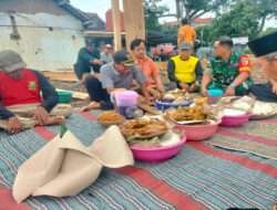 Komsos, Babinsa Kodim Ponorogo Ikuti Acara Syukuran Dirikan Pendopo Balai Desa