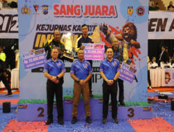 Penutupan Kejurnas Karate INKANAS Kapolri Cup 2024, Wakakor Brimob Polri Apresiasi Sportivitas Atlet