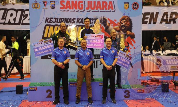 Penutupan Kejurnas Karate INKANAS Kapolri Cup 2024, Wakakor Brimob Polri Apresiasi Sportivitas Atlet