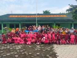 Kenalkan Pendidikan Karakter dan Disiplin Sejak Dini, Anak-anak TK Perwanida Kunjungi Koramil 13/Kedunggalar