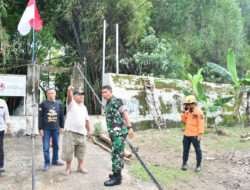 Pantau Pasca Banjir, Dandim Ponorogo Keliling Wilayah Terdampak